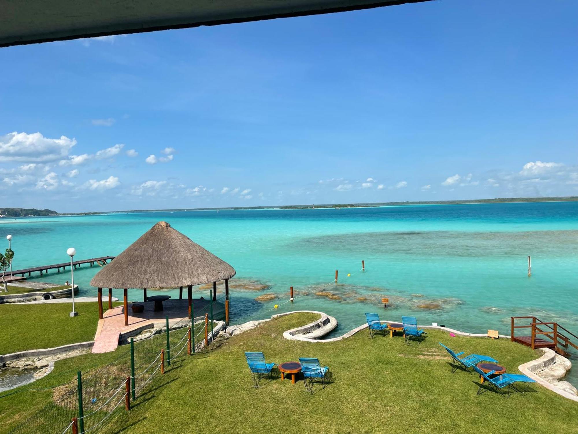 Blue Caribe Bacalar Front Lagoon מראה חיצוני תמונה