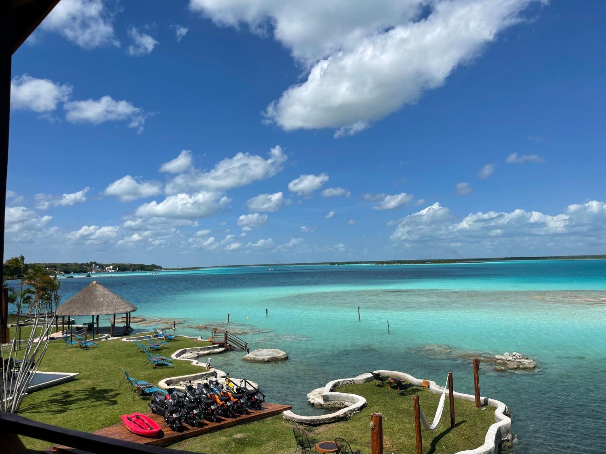 Blue Caribe Bacalar Front Lagoon מראה חיצוני תמונה