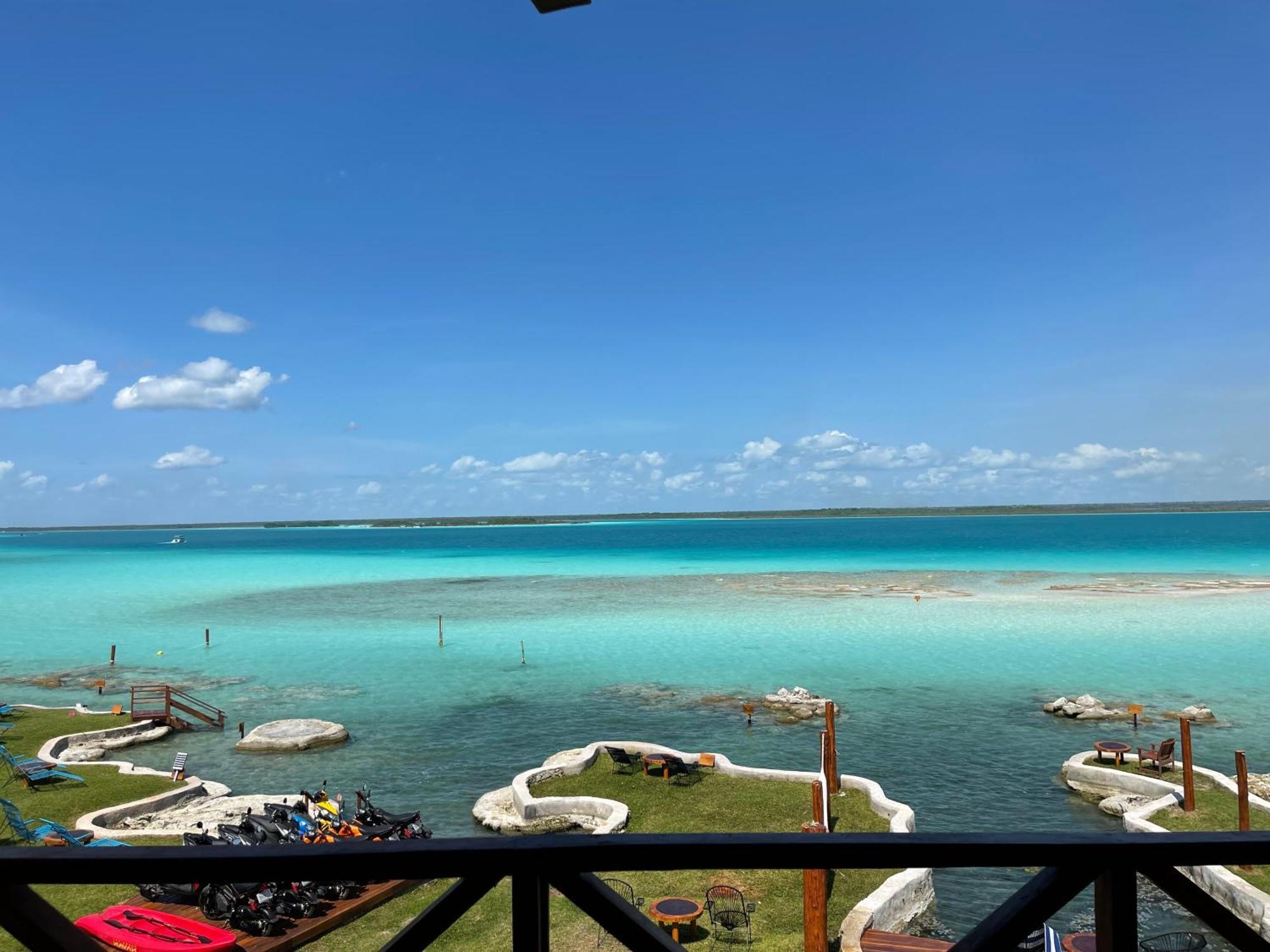 Blue Caribe Bacalar Front Lagoon מראה חיצוני תמונה