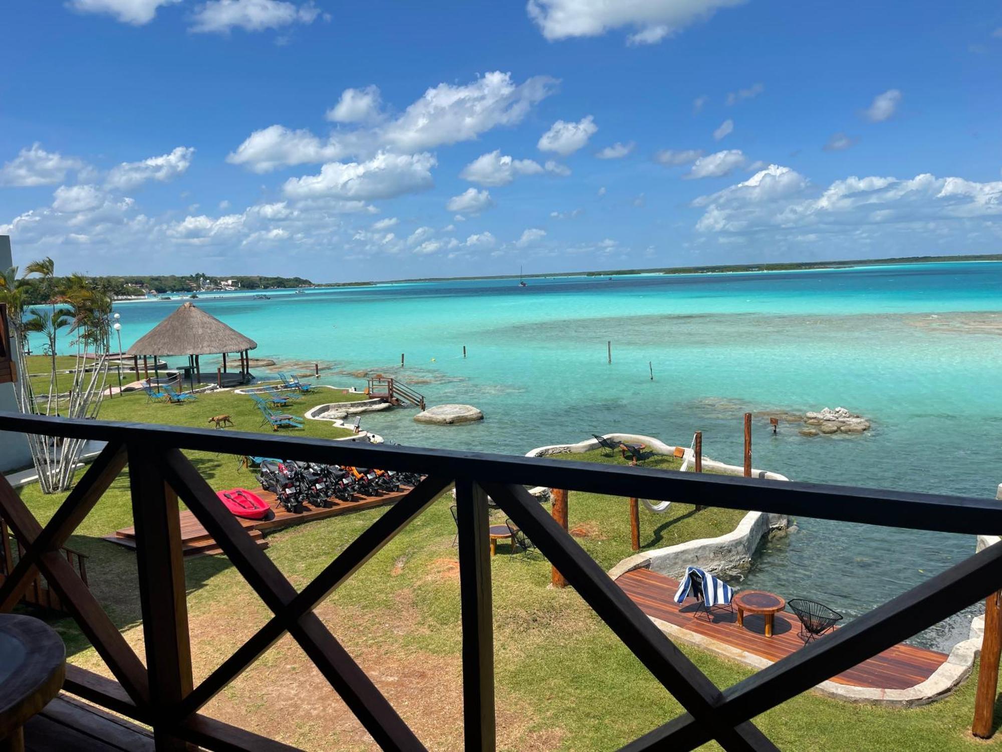 Blue Caribe Bacalar Front Lagoon מראה חיצוני תמונה