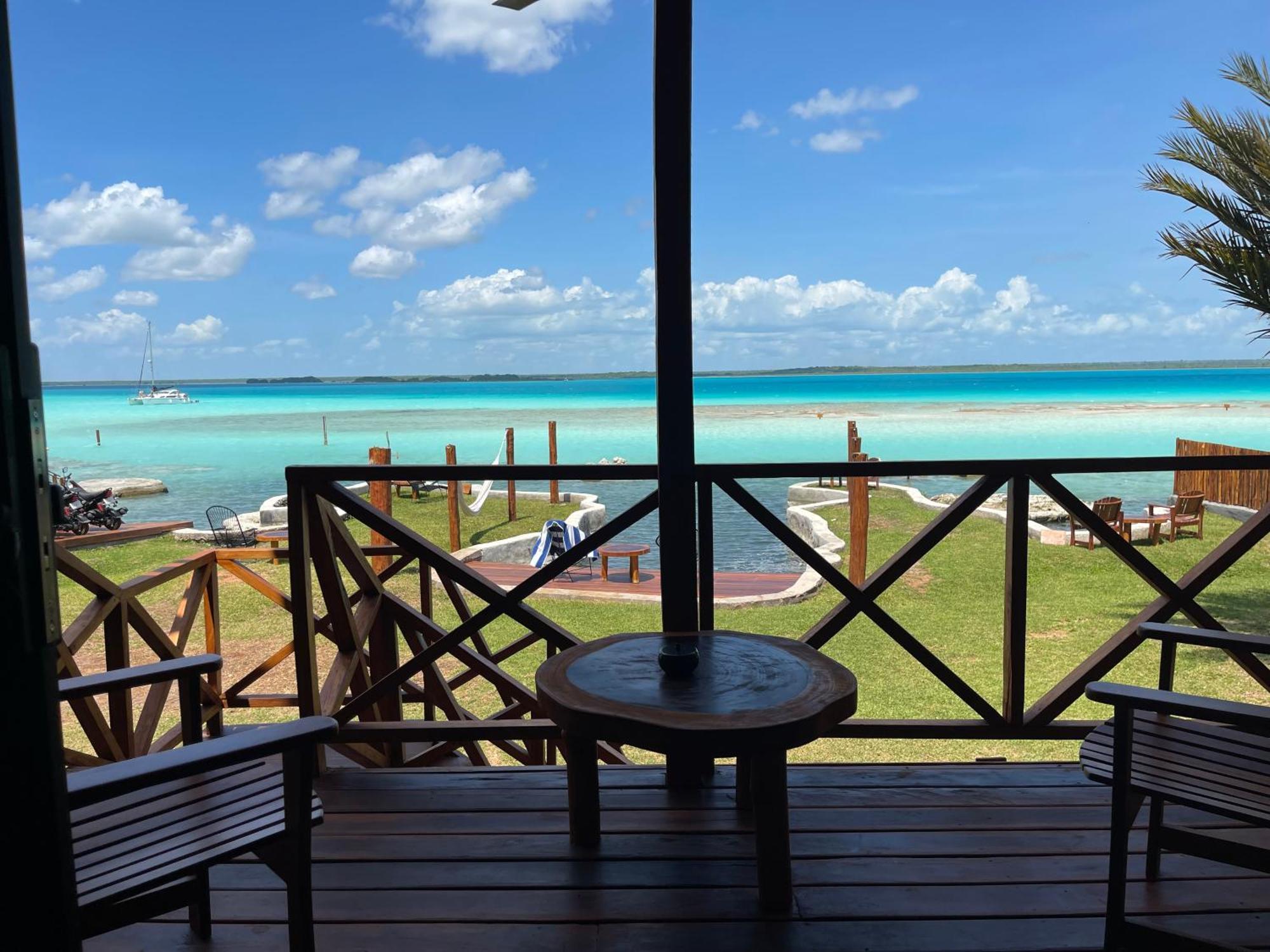 Blue Caribe Bacalar Front Lagoon מראה חיצוני תמונה