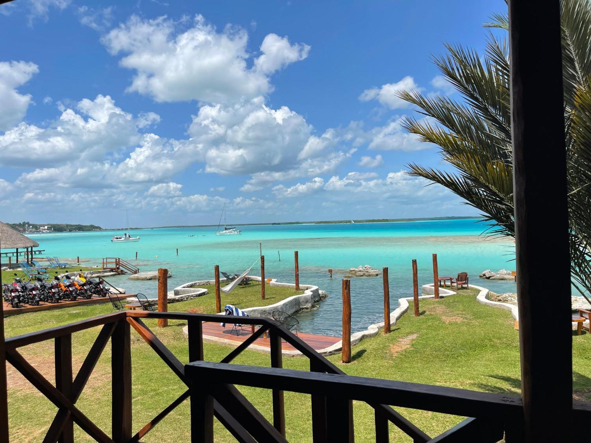 Blue Caribe Bacalar Front Lagoon מראה חיצוני תמונה
