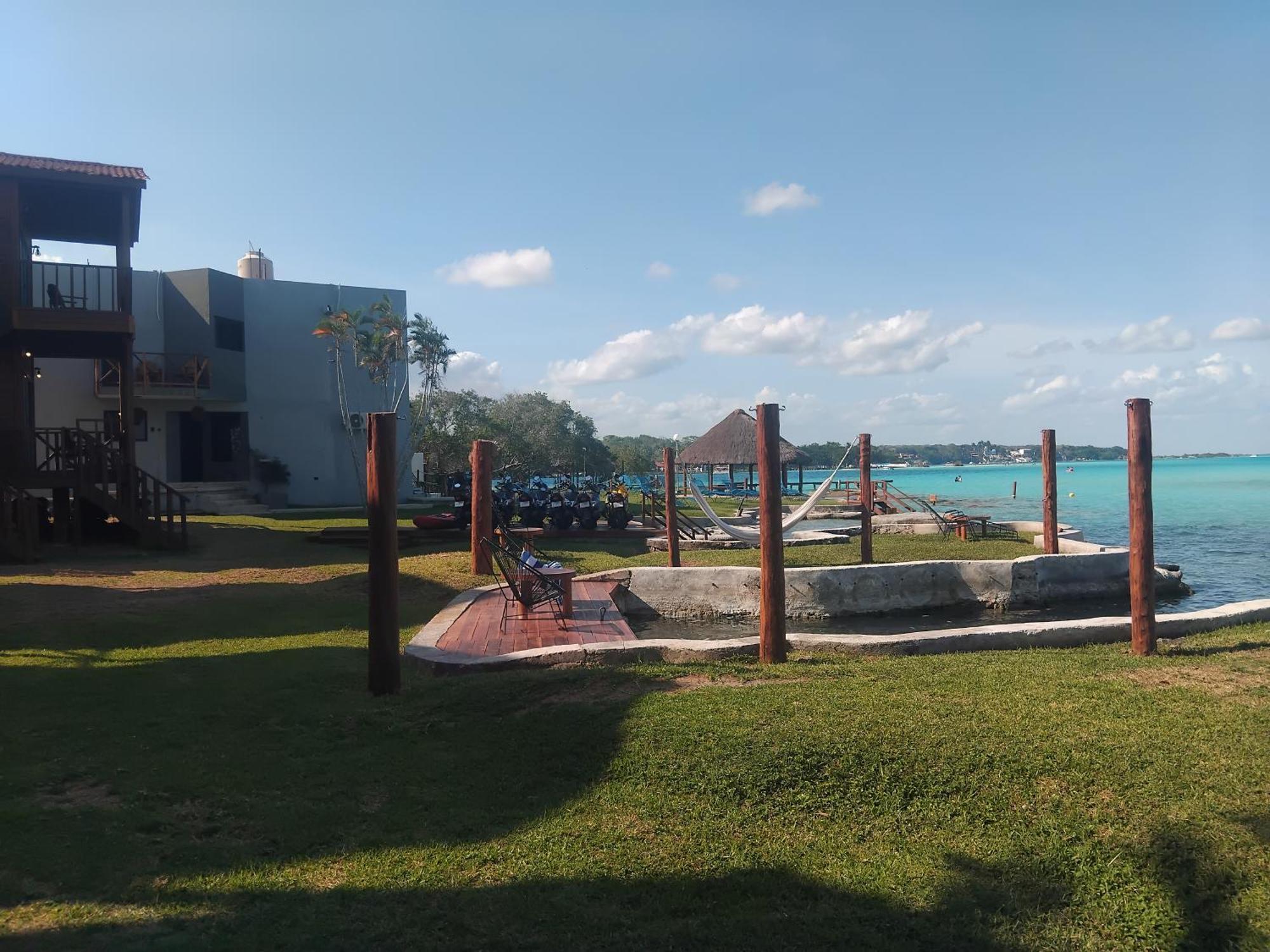 Blue Caribe Bacalar Front Lagoon מראה חיצוני תמונה
