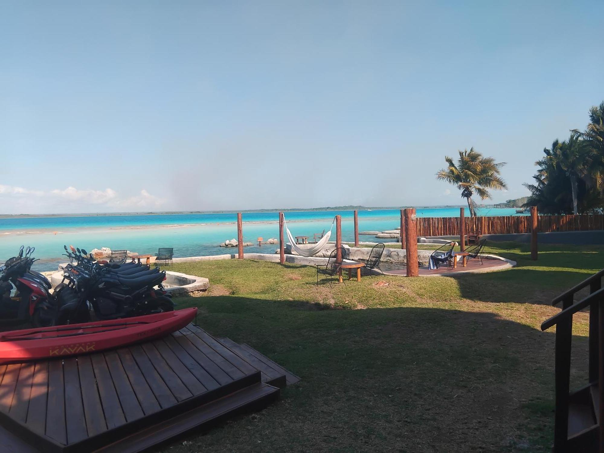 Blue Caribe Bacalar Front Lagoon מראה חיצוני תמונה