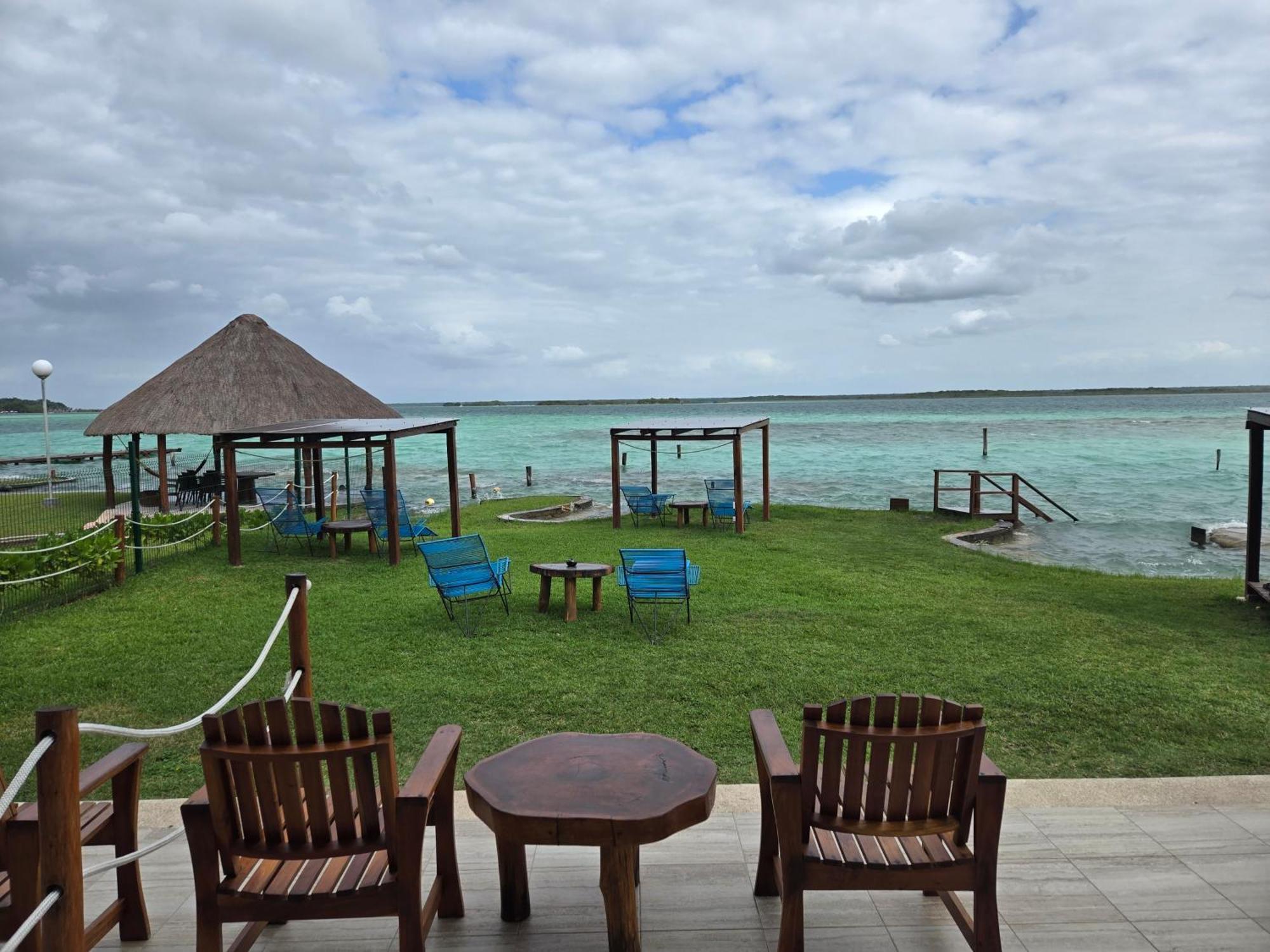 Blue Caribe Bacalar Front Lagoon מראה חיצוני תמונה